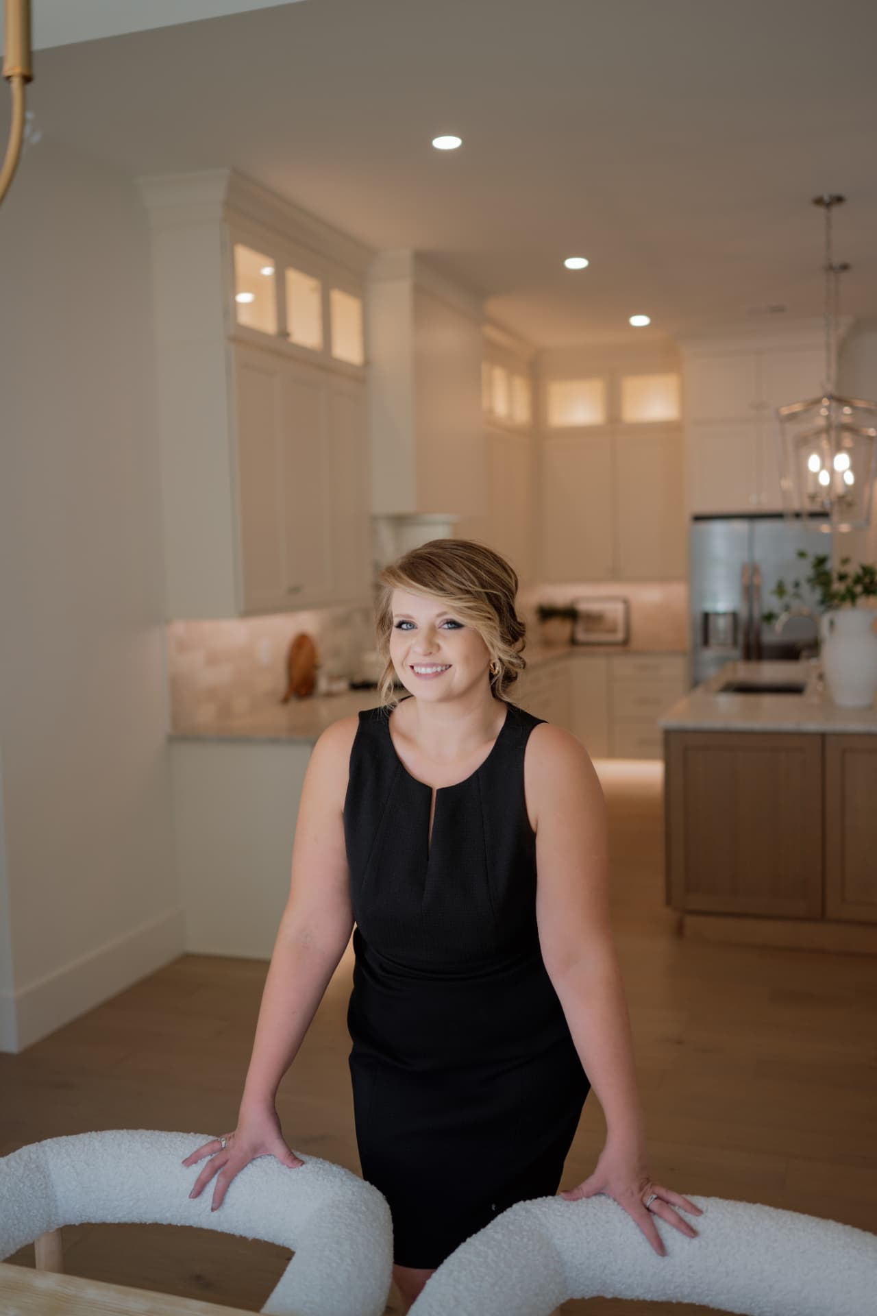 Gabby Brayton in a bright kitchen