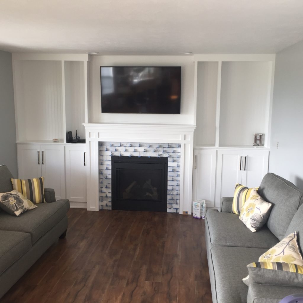 Freshly painted living room by Painter Bros